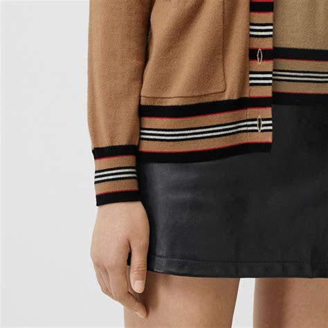 burberry icon stripe detail merino wool sweater|Burberry Coralie Icon Stripe Merino Wool.